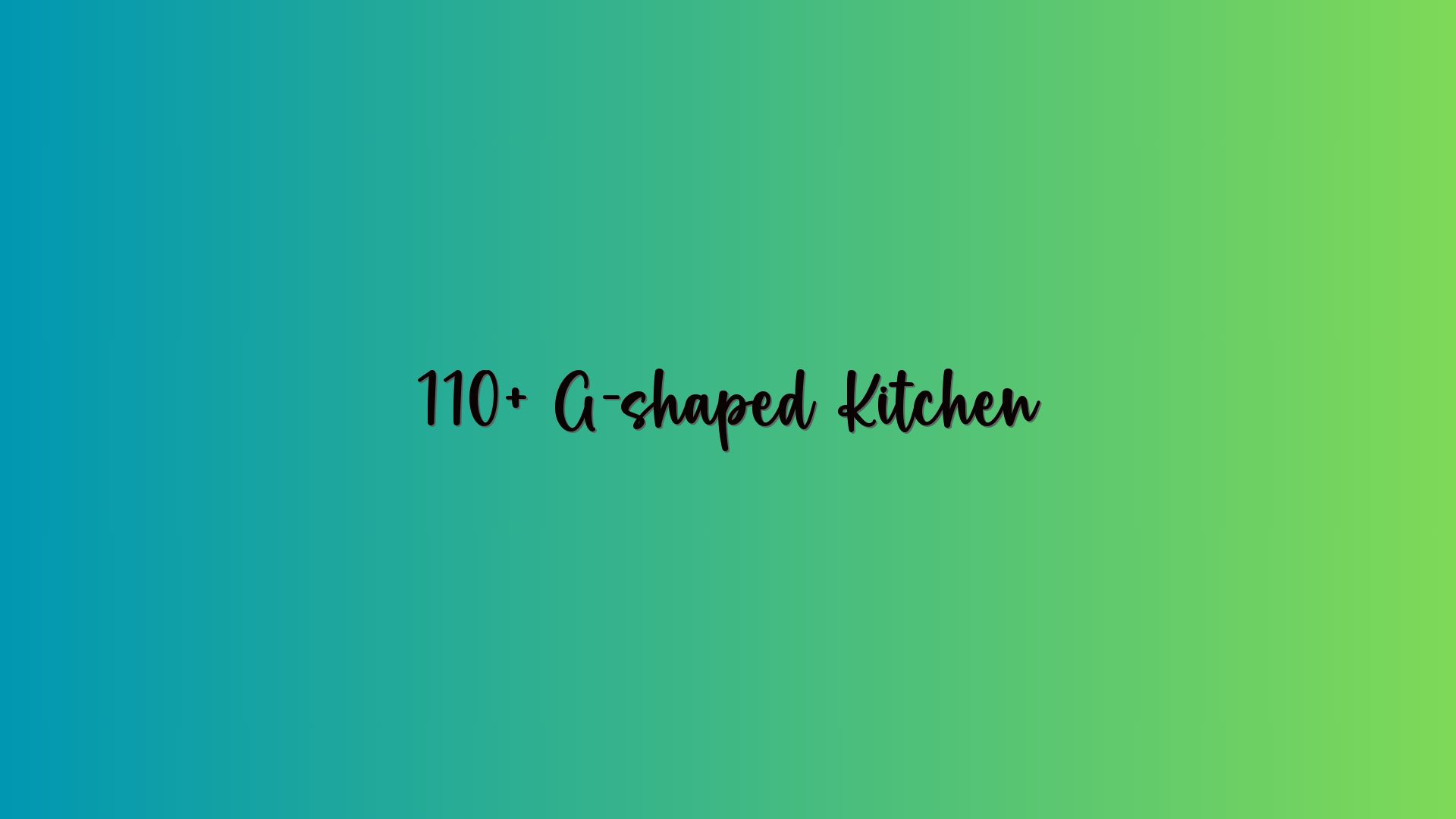 110+ G-shaped Kitchen